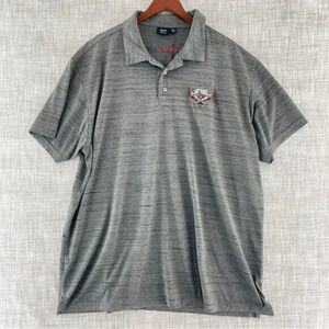 Vintage AKWA Made In U.S.A Embroidered Logo Polo Shirt Men's 3XL